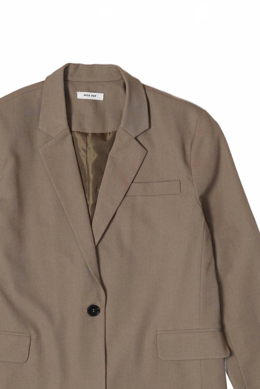 NEW MOD REF women's kinsley blazer in khaki
